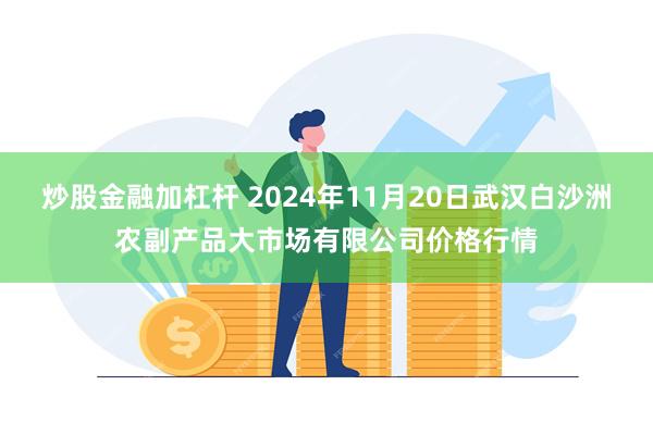 炒股金融加杠杆 2024年11月20日武汉白沙洲农副产品大市场有限公司价格行情